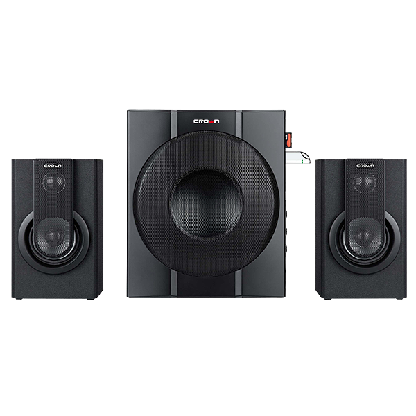 Crown 2.1 Channel Speaker System - Black CMS-3708 price in Pakistan ...